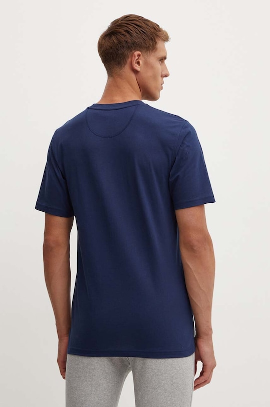 Oblečení Bavlněné tričko adidas Originals IZ2097 námořnická modř