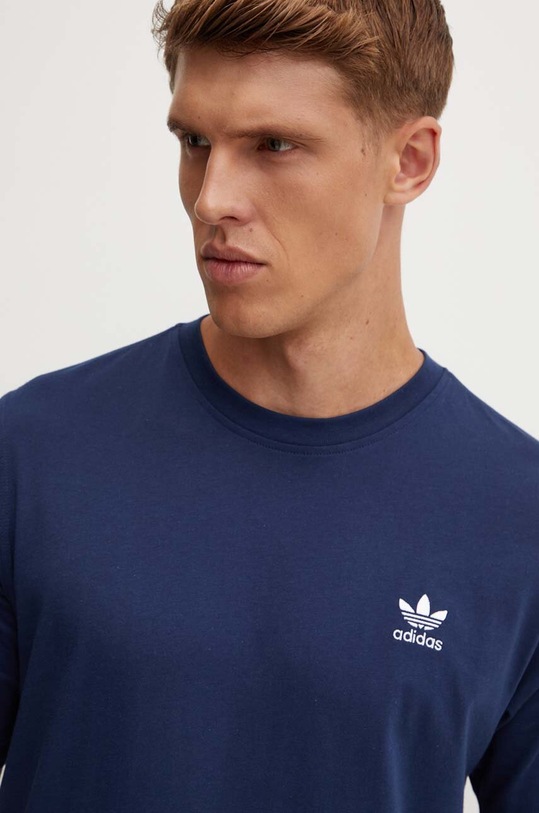 Bavlněné tričko adidas Originals námořnická modř IZ2097