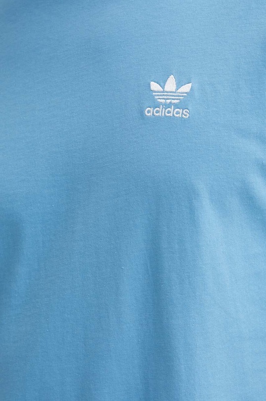 Бавовняна футболка adidas Originals IZ2099 блакитний