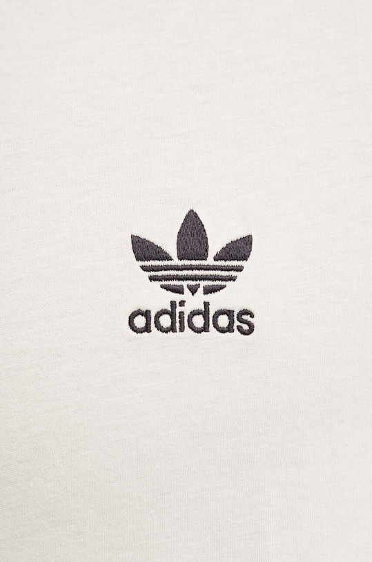 Βαμβακερό μπλουζάκι adidas Originals IZ2102 μπεζ