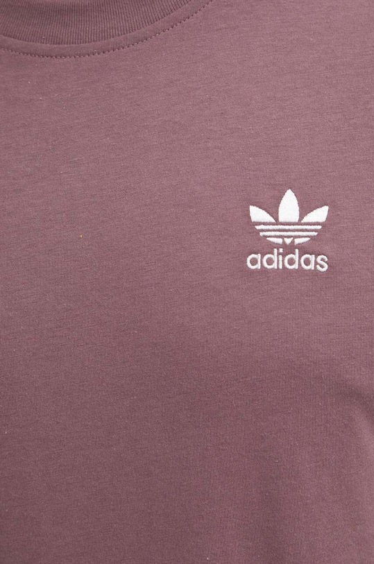 Βαμβακερό μπλουζάκι adidas Originals IZ2104 μωβ