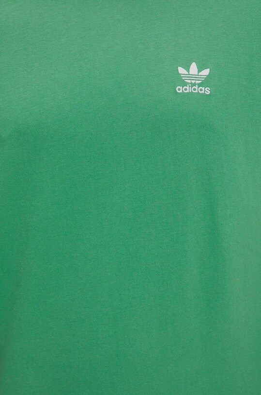 Хлопковая футболка adidas Originals зелёный IZ2106