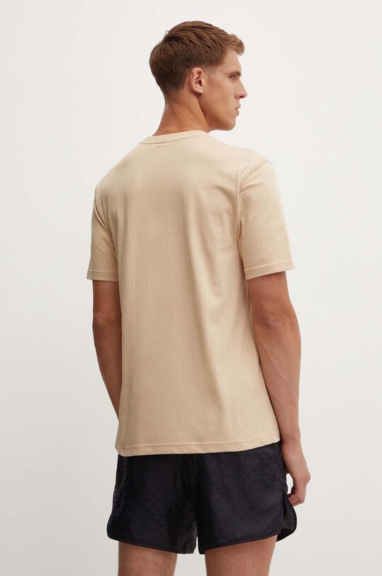 Одежда Хлопковая футболка adidas Originals IZ2351 бежевый