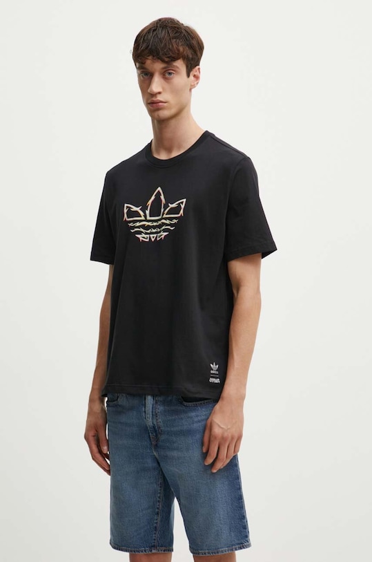 Бавовняна футболка adidas Originals Pride x Pabllo Vittar чорний IZ4896