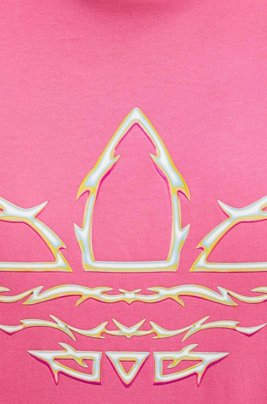 Бавовняна футболка adidas Originals Pride IZ4898 рожевий