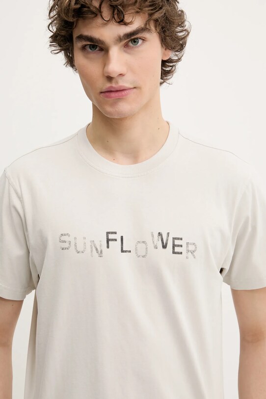Sunflower tricou din bumbac gri 2038.SFR