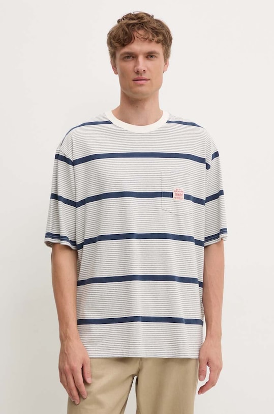 Pamučna majica Levi's pamuk bijela A5850