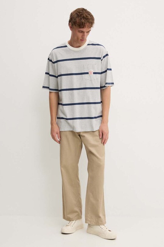 Bavlnené tričko Levi's A5850 biela SS25