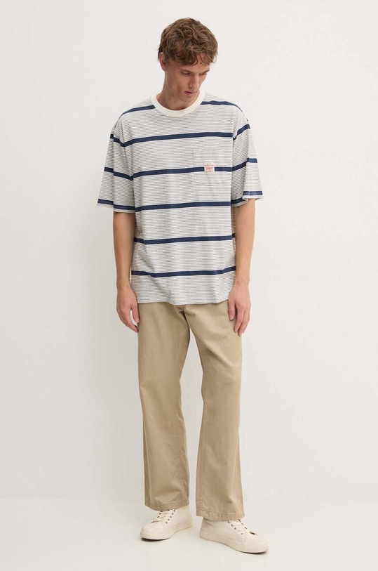 Bavlnené tričko Levi's A5850 biela SS25