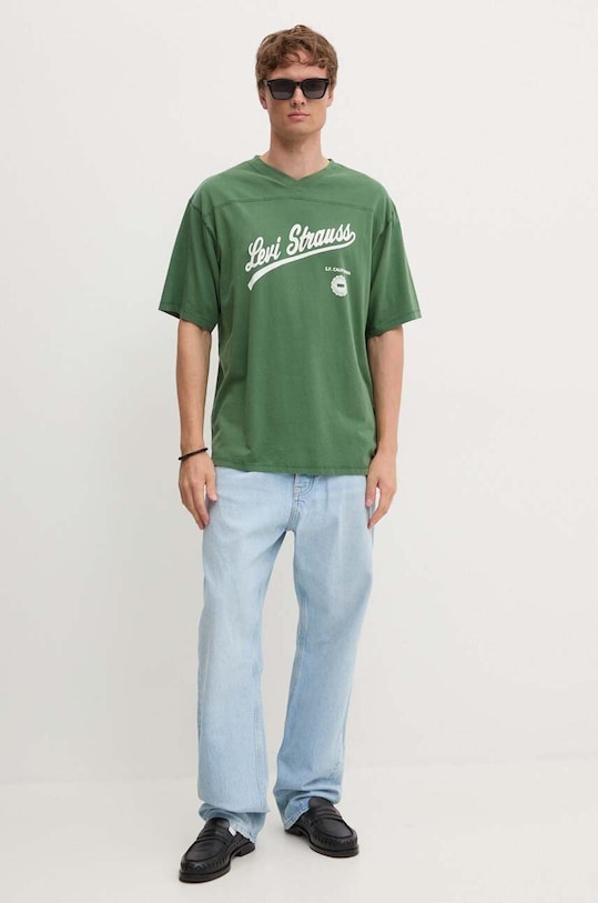 Levi's tricou din bumbac A9450 verde AW24