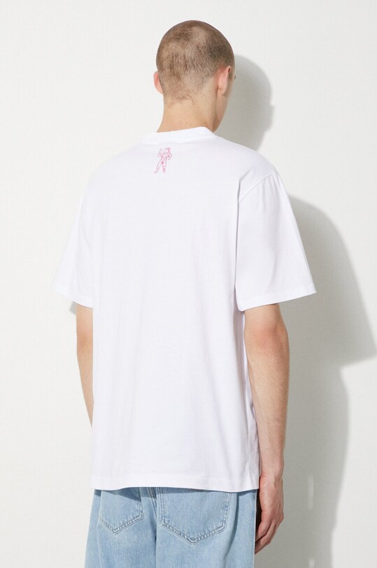 Îmbrăcăminte Billionaire Boys Club tricou din bumbac Straight Logo B24243 alb