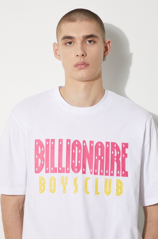 Billionaire Boys Club tricou din bumbac Straight Logo B24243 alb