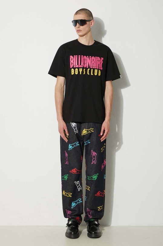Billionaire Boys Club t-shirt in cotone Straight Logo B24243 nero AW24