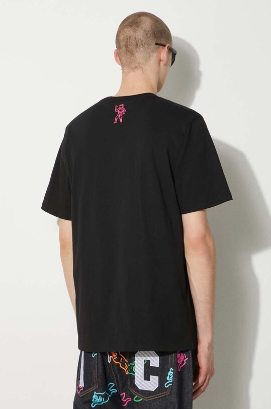 Îmbrăcăminte Billionaire Boys Club tricou din bumbac Straight Logo B24243 negru