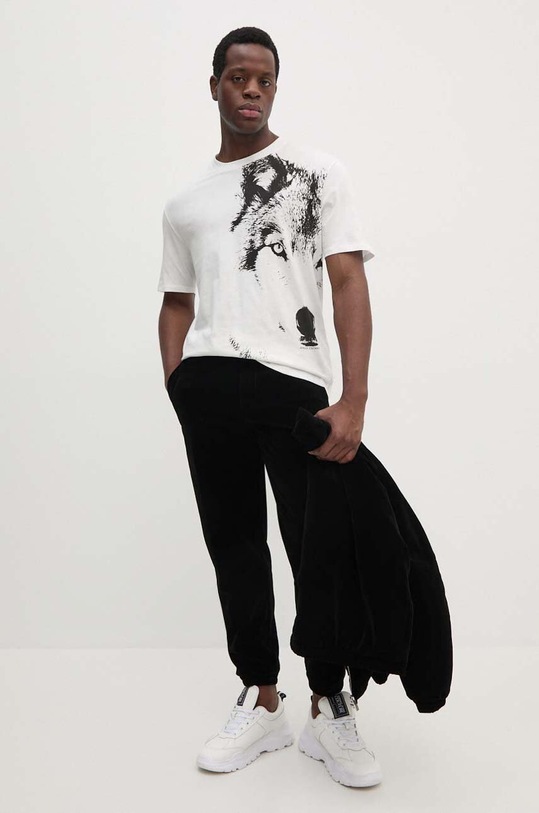 Бавовняна футболка Armani Exchange XM000043.AF10334 білий AW24