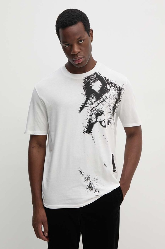 Бавовняна футболка Armani Exchange білий XM000043.AF10334