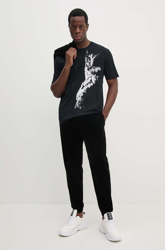 Bavlnené tričko Armani Exchange XM000043.AF10334 čierna AW24