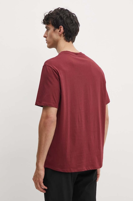 Odzież Armani Exchange t-shirt bawełniany XM000044.AF10334 bordowy