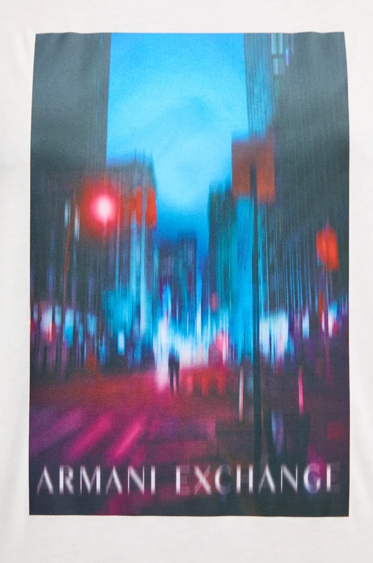 Armani Exchange tricou din bumbac XM000058.AF10356 bej