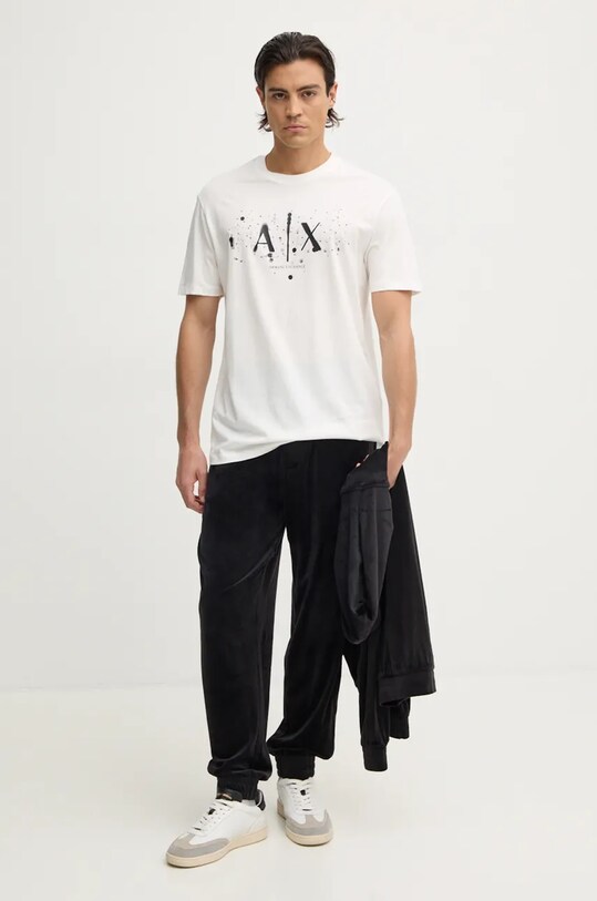 Armani Exchange tricou din bumbac XM000062.AF10356 bej NC24