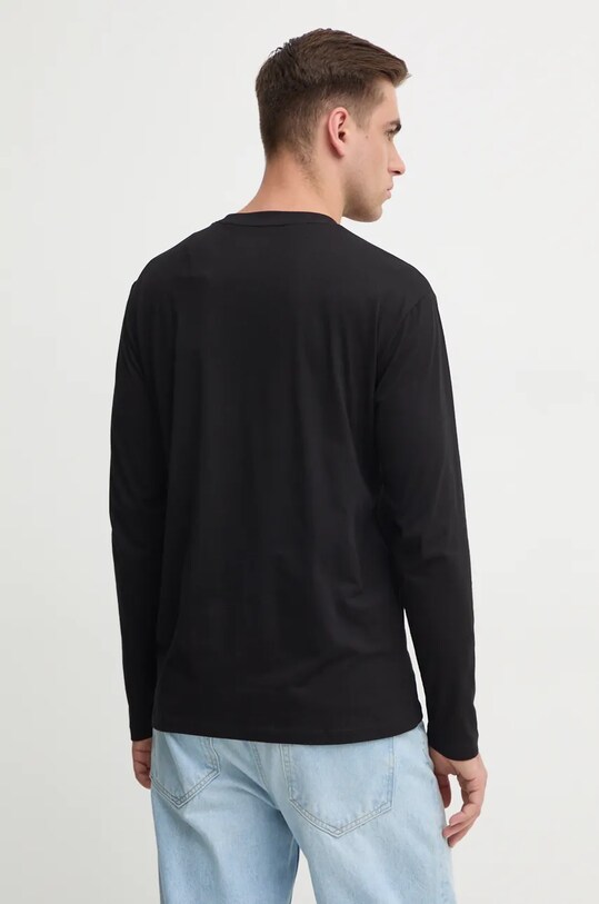 Odzież Armani Exchange longsleeve bawełniany XM000126.AF10358 czarny