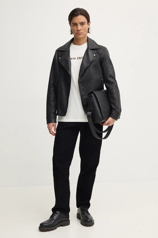 Бавовняна футболка Armani Exchange XM000127.AF10356 бежевий NC24