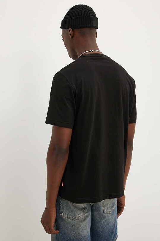 Odzież Diesel t-shirt bawełniany T-ADJUST-Q6 A15379.0AKAK czarny