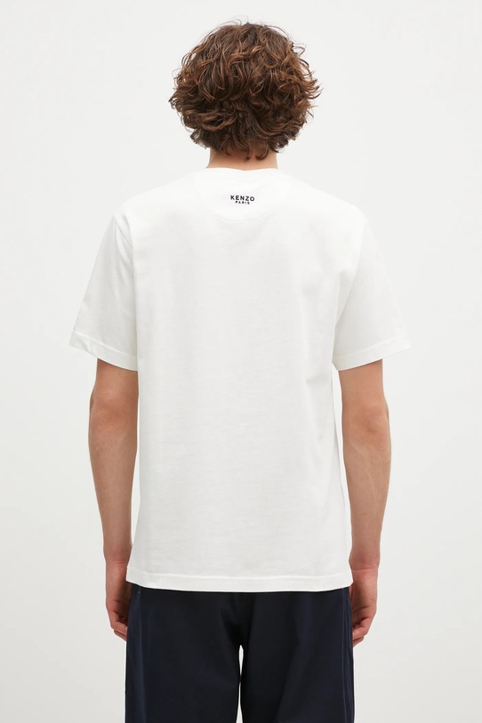 Abbigliamento Kenzo t-shirt in cotone Lucky Tiger Classic FE55TS1984SG.02 bianco