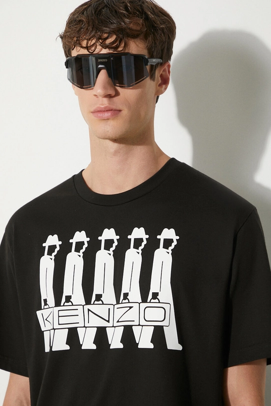 Kenzo t-shirt in cotone Business Classic FE65TS2894SG.99J nero