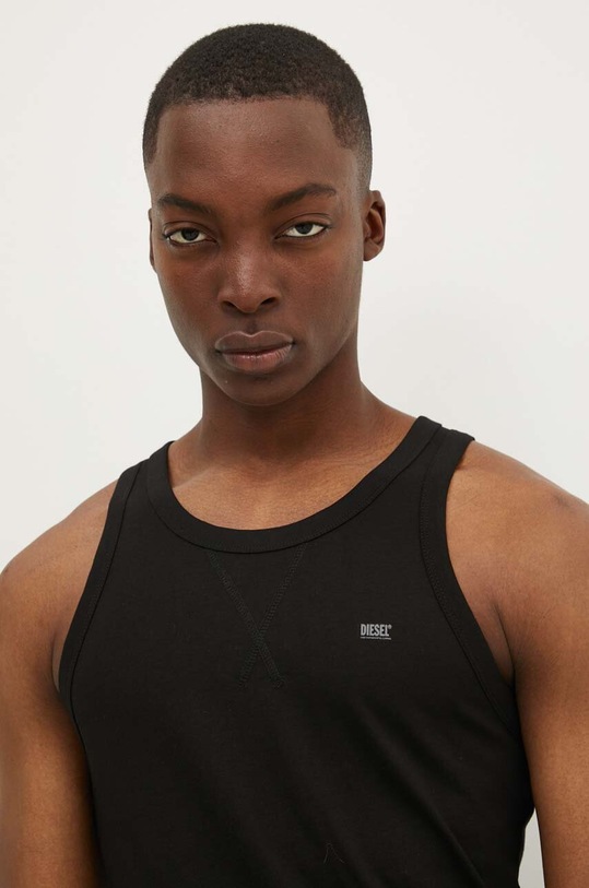 Топ Diesel UMTK-WALTYTWOPACK 2-pack бавовна чорний A13749.0LIAD