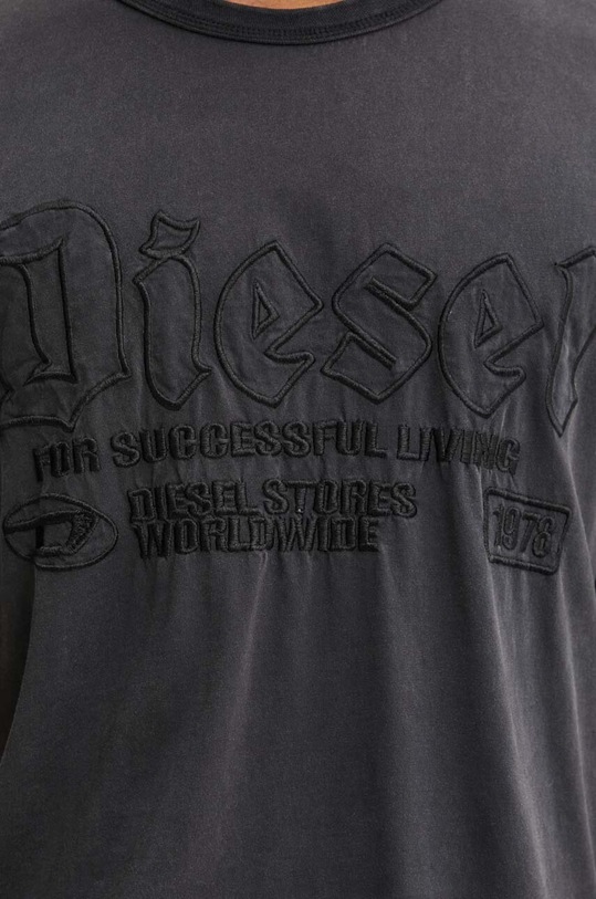 Diesel tricou din bumbac T-RAWJUST A14016.0KMAH gri