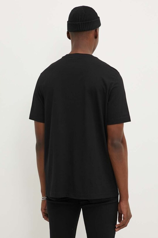 Îmbrăcăminte Diesel tricou din bumbac T-ADJUST-Q7 A15398.0GRAI negru