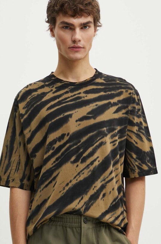 IRO t-shirt bawełniany wzorzyste multicolor MP19OZAY