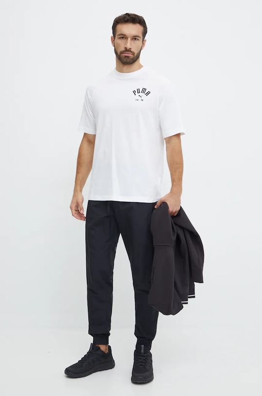 Футболка Puma Classics Play Paris 626767 белый AW24