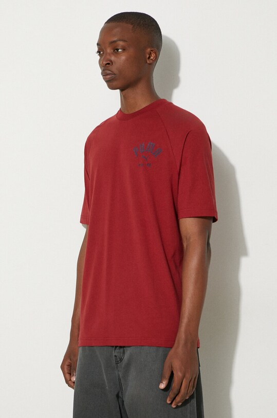 Puma t-shirt Classics Play Paris red 626767