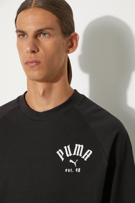 Majica kratkih rukava Puma Classics Play Paris crna 626767