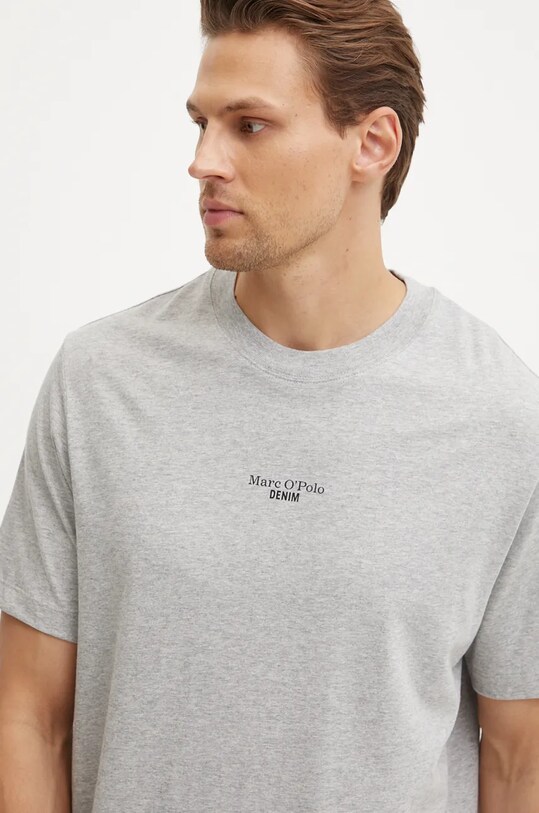 Marc O'Polo tricou din bumbac DENIM 5000005125 gri AW24