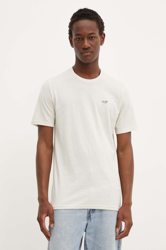 Odzież Hollister Co. t-shirt 3-pack KI324.1126.100 beżowy