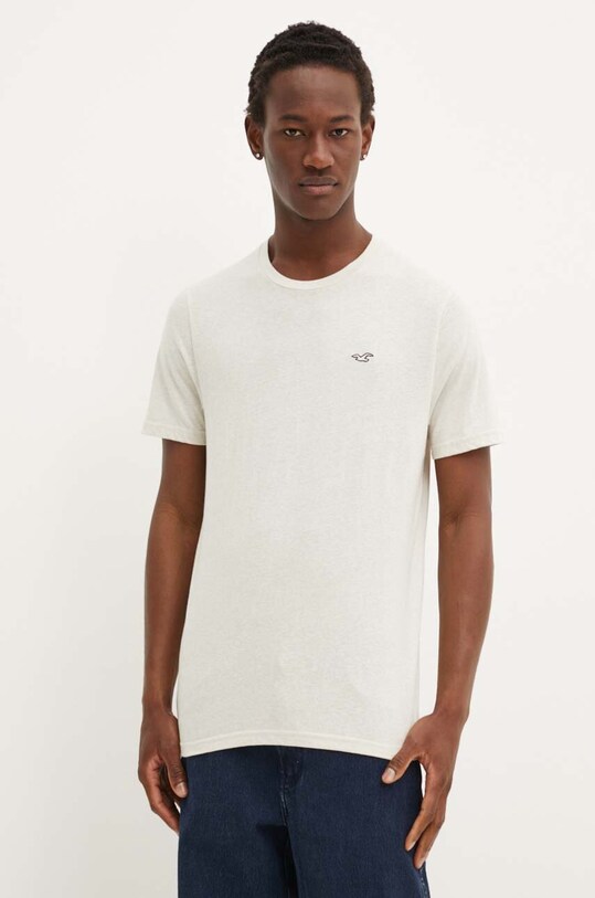 Odzież Hollister Co. t-shirt 3-pack KI324.1127.100 beżowy