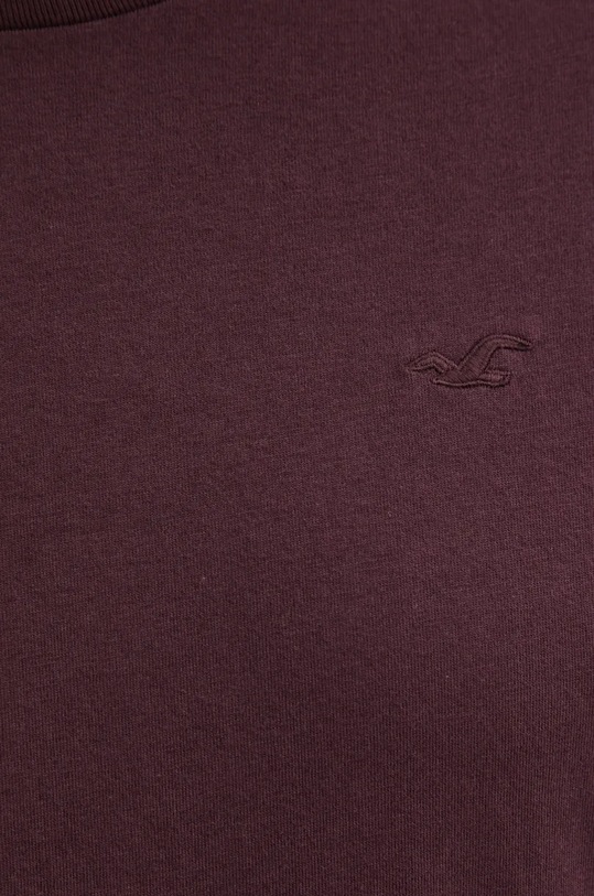 Hollister Co. pamut póló KI324.2136.420 burgundia