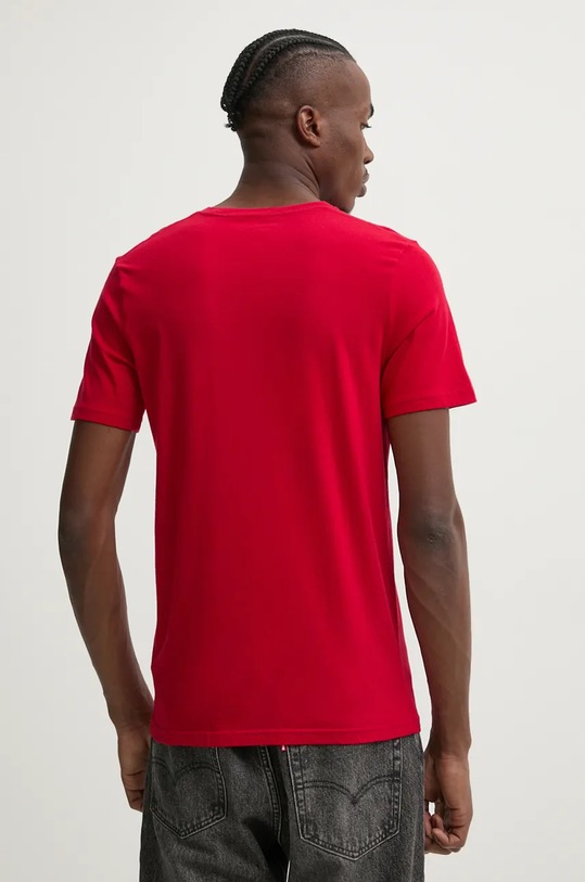 Hollister Co. tricou din bumbac KI324.4156.500 rosu AW24
