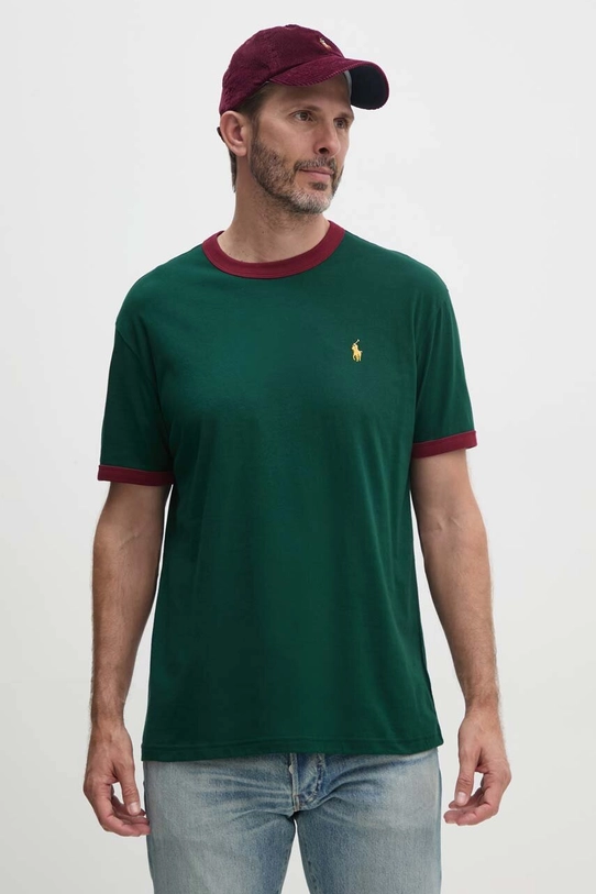 Polo Ralph Lauren t-shirt bawełniany zielony 710927102