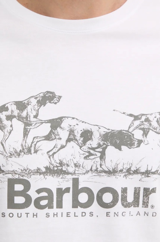 Barbour pamut póló MTS1346 fehér