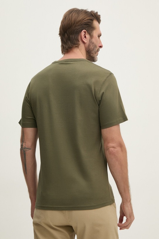 Odzież Barbour t-shirt bawełniany MTS1346 zielony