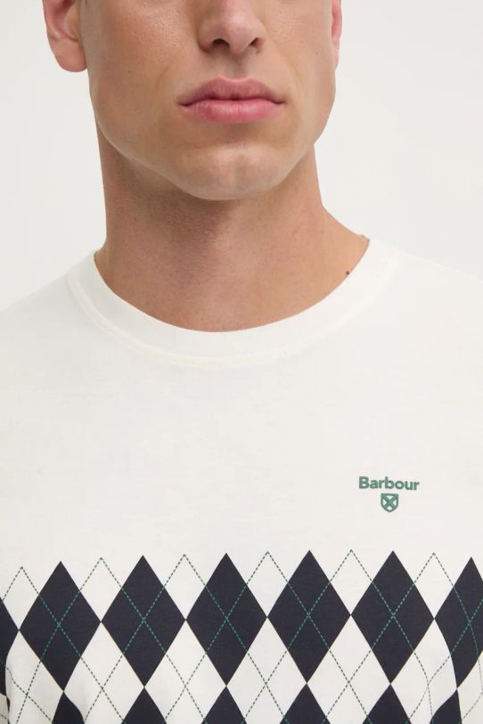 Pamučna majica Barbour MTS1331 bež
