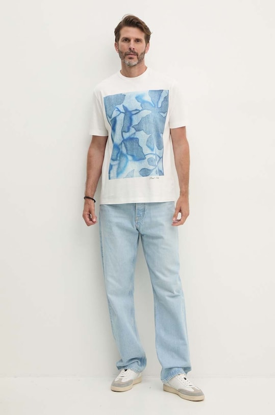 Pamučna majica Paul Smith M1R.919T.NP4739 bijela AW24