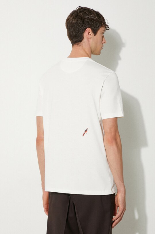 Ρούχα Βαμβακερό μπλουζάκι Paul Smith M1R.919T.NP4322 λευκό
