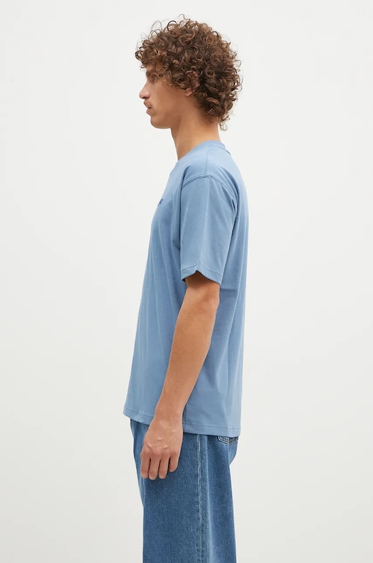 New Balance tricou din bumbac Athletics Cotton MT41533HEB albastru AW24