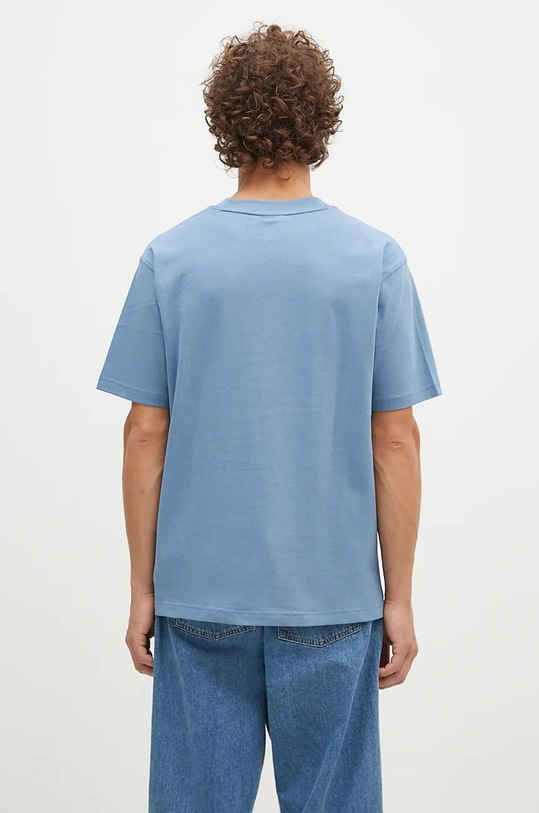 Îmbrăcăminte New Balance tricou din bumbac Athletics Cotton MT41533HEB albastru