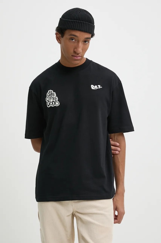Odzież BALR. t-shirt bawełniany Game of the Gods B1112.1262 czarny